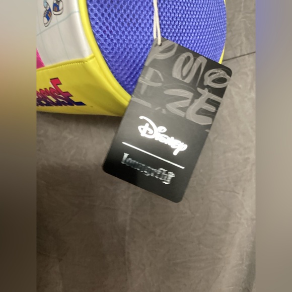 NWT Loungefly Disney Mousercise Mini Duffel Bag! - Picture 5 of 6